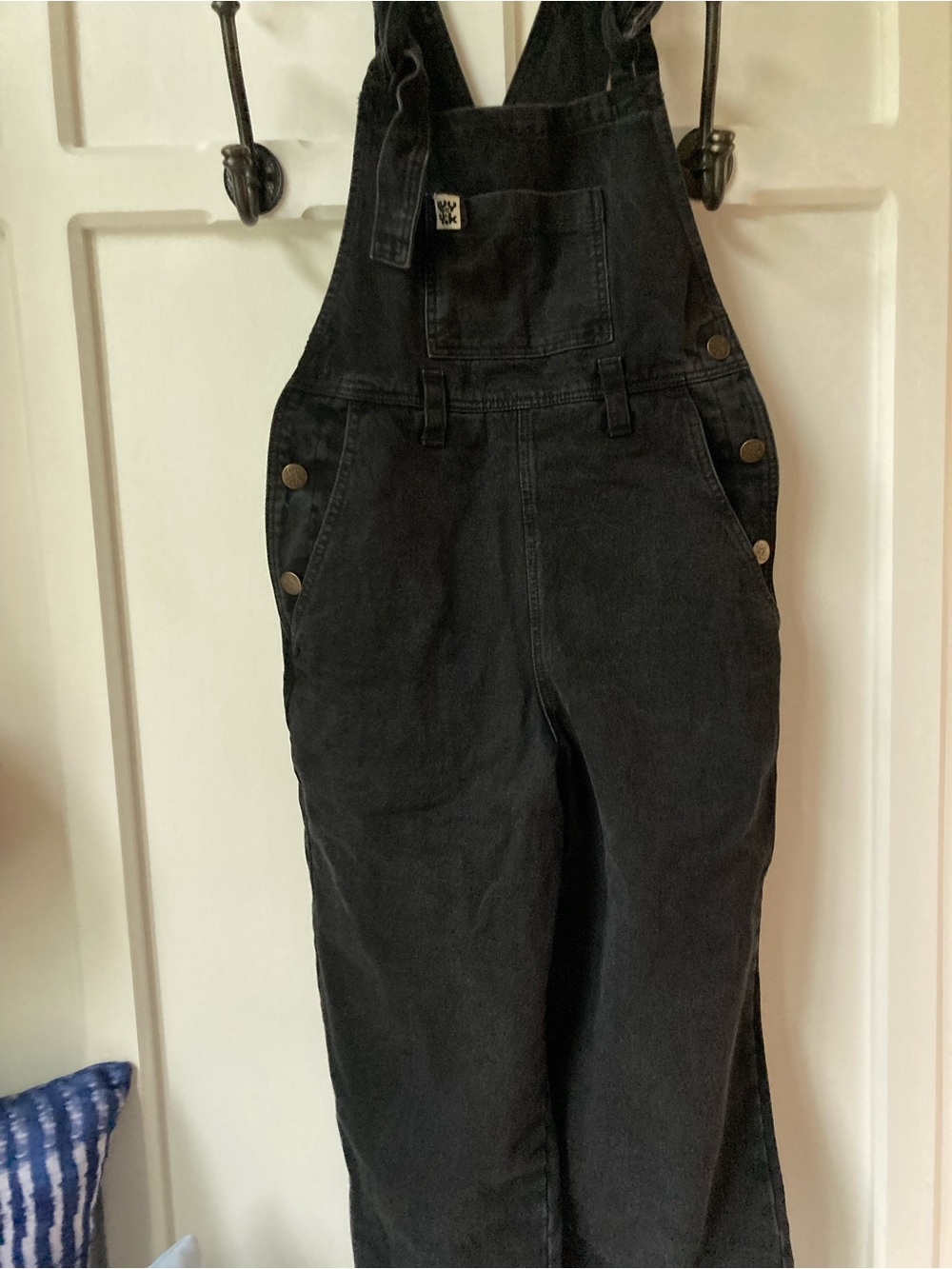 NWT Lucy & Yak | Black Denim Women's Overalls - Casual Relaxed Fit - Picture 3 of 12